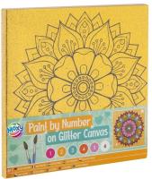 Opakowanie Malowanie po numerach brokatowe tło Mandala