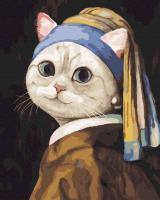 Opakowanie Malowanie po numerach - Brytyjka z perlą 40x50cm