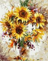 Opakowanie Malowanie po numerach - Bukiet słoneczników 40x50