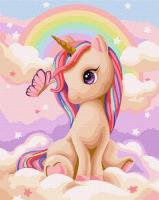 Opakowanie Malowanie po numerach - Ciekawy jednorożec 40x50cm