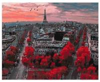 Opakowanie Malowanie po numerach - Czerwony Paryż 40x50cm