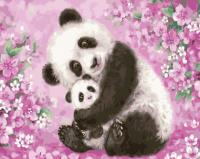 Opakowanie Malowanie po numerach Czułość mamy Panda