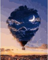 Opakowanie Malowanie po numerach - Dom w chmurach 40x50cm