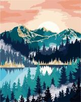 Opakowanie Malowanie po numerach - Doskonały wschód 40x50cm