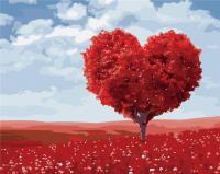 Opakowanie Malowanie po numerach - Drzewo serce 40x50cm
