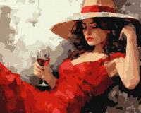 Opakowanie Malowanie po numerach - Dziewczyna w kapeluszu