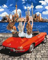 Opakowanie Malowanie po numerach - Dziewczyny koleżanki 40x50