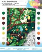 Malowanie po numerach - Endangered Rainforest. Wydawca: Dalprint. SmakLiter.pl Opakowanie Malowanie po numerach - Endangered Rainforest