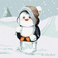 Malowanie po numerach - Epoka lodowcowa 25x25cm. Wydawca: Ideyka. SmakLiter.pl Opakowanie Malowanie po numerach - Epoka lodowcowa 25x25cm