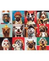 Opakowanie Malowanie po numerach - Fajne pieski 40x50cm