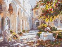 Opakowanie Malowanie po numerach-Hiszpański dziedziniec 40x50