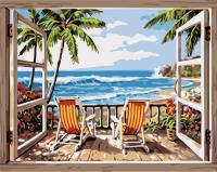 Opakowanie Malowanie po numerach - Hotel nad morzem 40x50cm