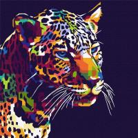 Opakowanie Malowanie po numerach - Jaguar pop-art 40x40cm