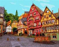 Malowanie po numerach - Jasne Niemcy 40x50cm. Wydawca: Ideyka. SmakLiter.pl Opakowanie Malowanie po numerach - Jasne Niemcy 40x50cm