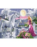 Opakowanie Malowanie po numerach - Jednorożec 40x50cm