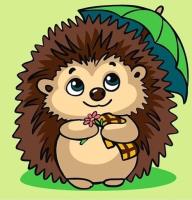 Opakowanie Malowanie po numerach - Jeż 25x25cm