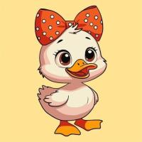 Opakowanie Malowanie po numerach - Kaczka 25x25cm