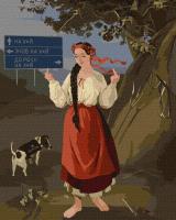 Opakowanie Malowanie po numerach - Katarzyna 40x50cm