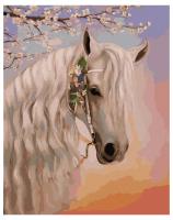 Opakowanie Malowanie po numerach - Koń w kwiatach 40x50cm