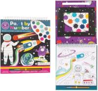 Malowanie po numerach kosmos. Wydawca: Floss & Rock. SmakLiter.pl Opakowanie Malowanie po numerach kosmos