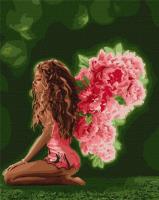 Opakowanie Malowanie po numerach - Kwiatowe skrzydła 40x50