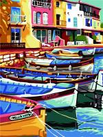 Opakowanie Malowanie po numerach - Łódki maltańskie 30x40cm