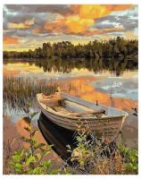 Opakowanie Malowanie po numerach - Łódź przy brzegu 40x50cm