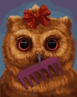 Opakowanie Malowanie po numerach - Mała sowa 40x50cm