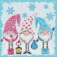 Malowanie po numerach - Mali pomocnicy 40x40cm. Wydawca: Ideyka. SmakLiter.pl Opakowanie Malowanie po numerach - Mali pomocnicy 40x40cm