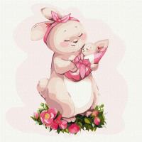 Malowanie po numerach - Maluch mamy 25x25cm. Wydawca: Ideyka. SmakLiter.pl Opakowanie Malowanie po numerach - Maluch mamy 25x25cm