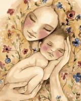 Opakowanie Malowanie po numerach Mamusia z noworodkiem