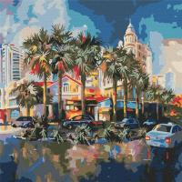 Opakowanie Malowanie po numerach - Miasto wypoczynkowe 50x50