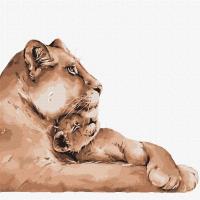 Malowanie po numerach - Miłość mamy 30x30. Wydawca: Ideyka. SmakLiter.pl Opakowanie Malowanie po numerach - Miłość mamy 30x30