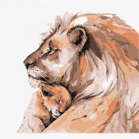 Malowanie po numerach - Miłość ojca 30x30. Wydawca: Ideyka. SmakLiter.pl Opakowanie Malowanie po numerach - Miłość ojca 30x30