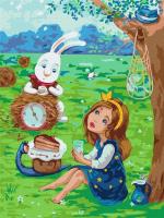 Opakowanie Malowanie po numerach-Motyle piją herbatę 30x40