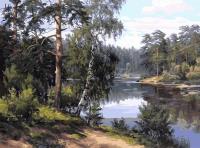 Opakowanie Malowanie po numerach - Nad rzeką 40x50cm