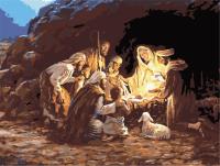 Opakowanie Malowanie po numerach - Narodziny 40x50 rama