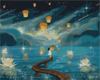 Opakowanie Malowanie po numerach Noc świateł 40x50cm