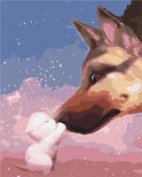 Opakowanie Malowanie po numerach - Odważny przyjaciel 40x50cm