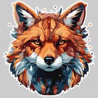 Opakowanie Malowanie po numerach - Ognisty lis 30x30cm