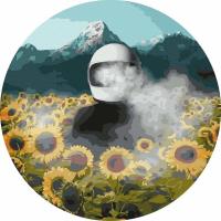 Opakowanie Malowanie po numerach okrągłe - Kosmos 40cm