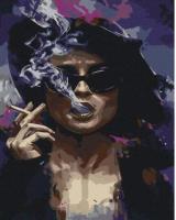 Opakowanie Malowanie po numerach - Pani z cygarem 40x50cm