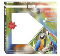 Opakowanie Malowanie po numerach - Papuga 20x20cm