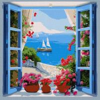 Opakowanie Malowanie po numerach - Pejzaż morski 40x40cm