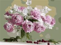 Opakowanie Malowanie po numerach - Peonie i czereśnie 30x40cm