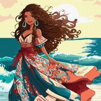 Opakowanie Malowanie po numerach - Piękno na wybrzeżu 40x40cm