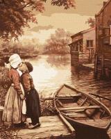 Opakowanie Malowanie po numerach - Pierwszy pocałunek 40x50cm