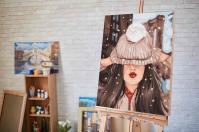 Opakowanie Malowanie po numerach Pierwszy śnieg