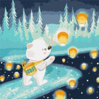 Opakowanie Malowanie po numerach - Podniebne latarnie 40x40cm