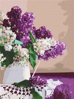 Malowanie po numerach-Poranek w kolorze bzu 30x40. Wydawca: Ideyka. SmakLiter.pl Opakowanie Malowanie po numerach-Poranek w kolorze bzu 30x40